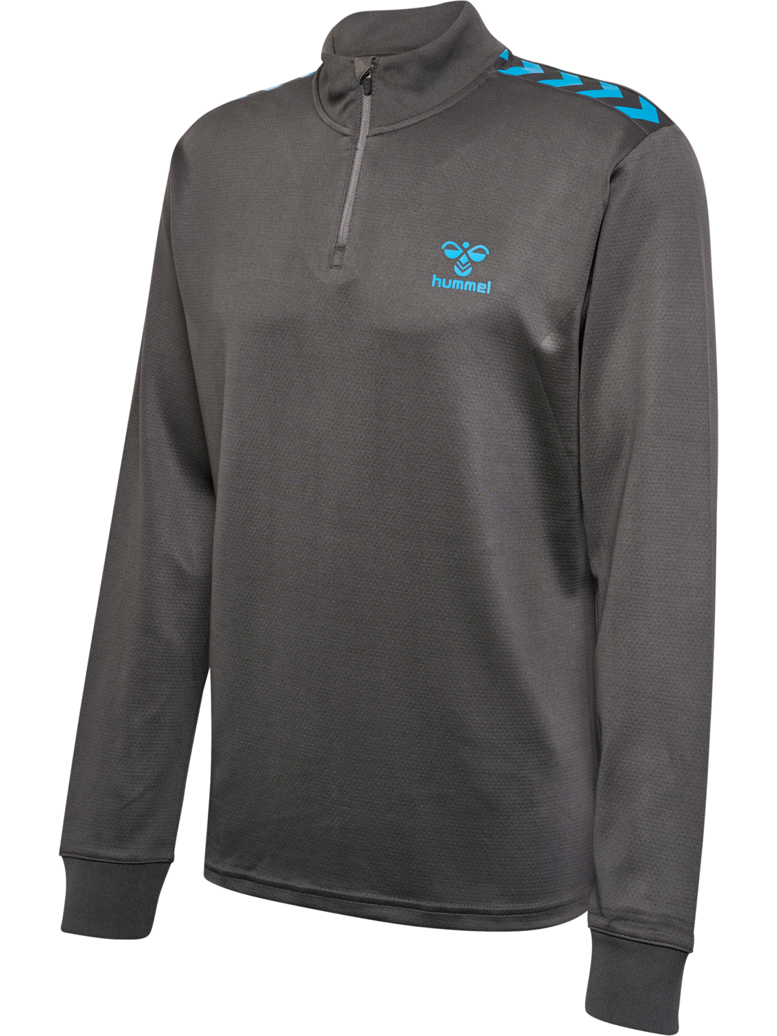 hmlSTALTIC POLY HALF ZIP L/S, MAGNET, packshot