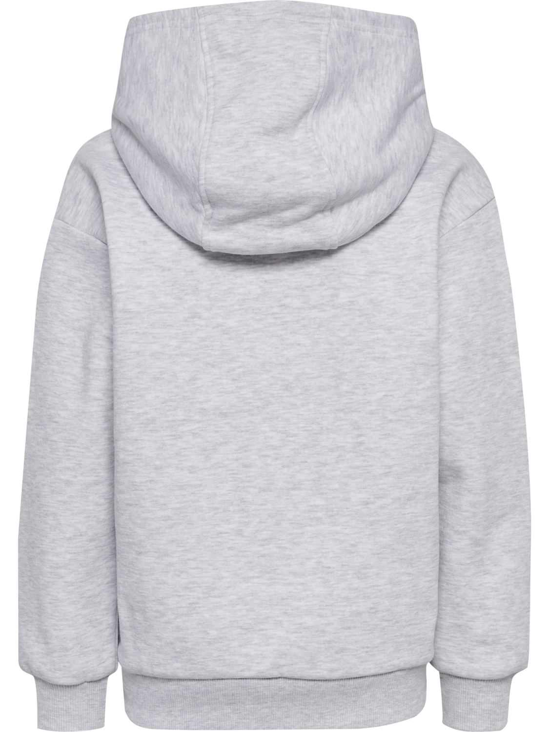 hmlJR LOOSE HOODIE HEADBALL, LIGHT GREY MELANGE, packshot