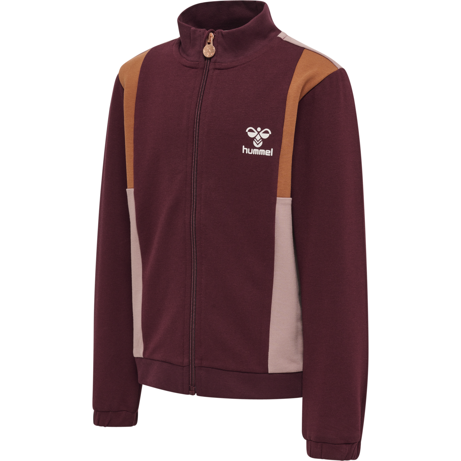 hmlBAGGA ZIP JACKET, WINDSOR WINE, packshot