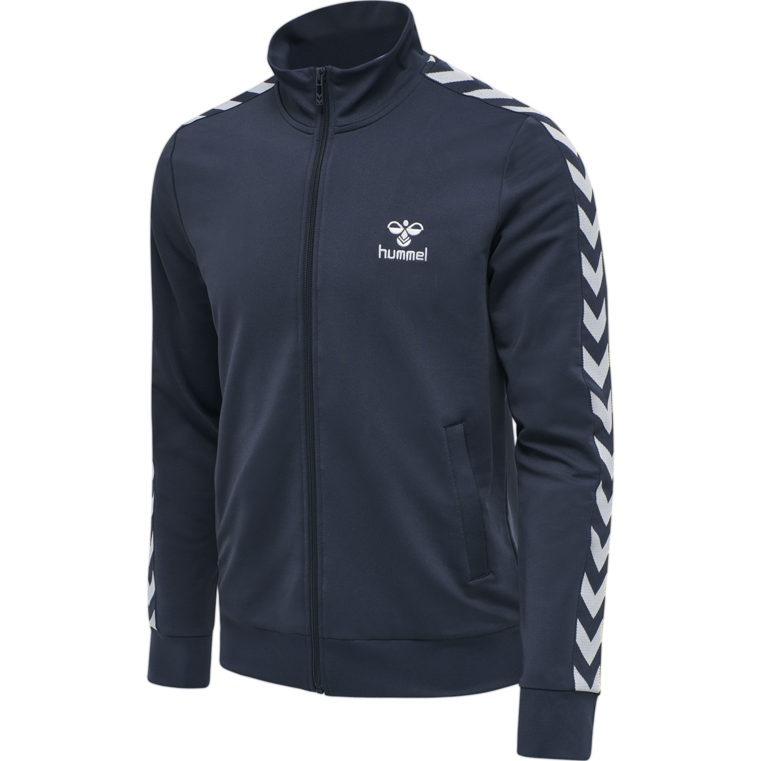 hmlNATHAN 2.0 ZIP JACKET, BLUE NIGHTS, packshot