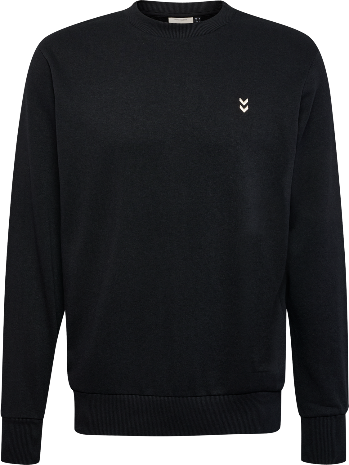 hmlPULSE SWEAT CREWNECK, BLACK, packshot