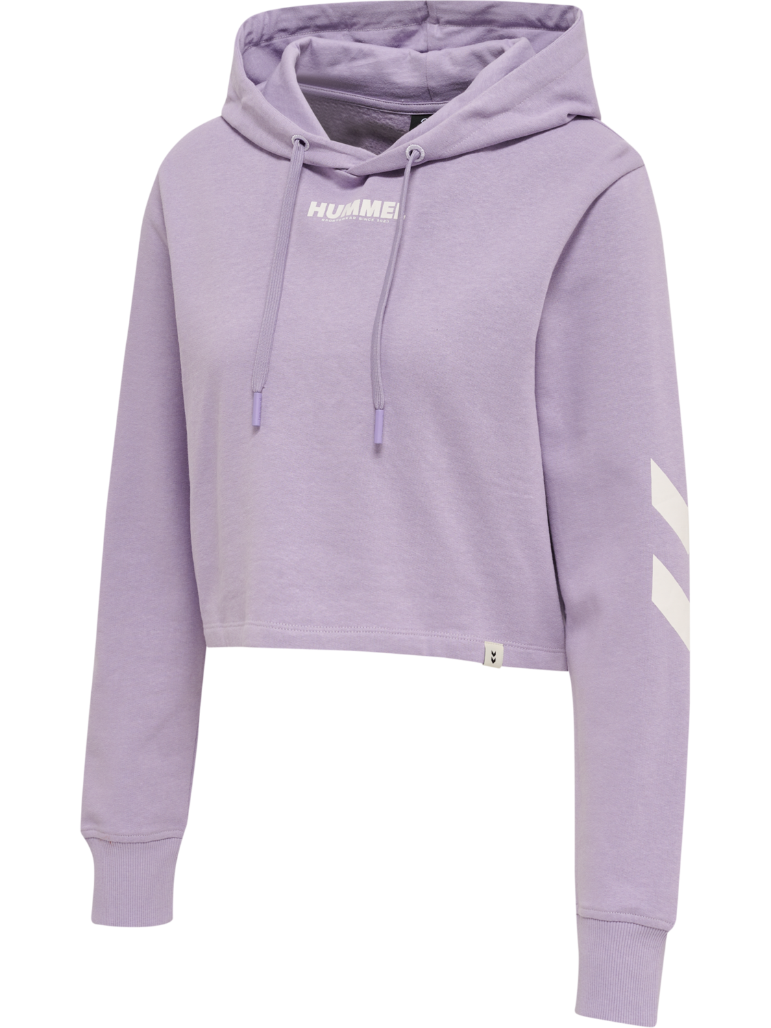hmlLEGACY WOMAN CROPPED HOODIE, HEIRLOOM LILAC, packshot