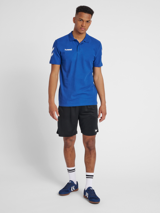 HMLGO COTTON POLO, TRUE BLUE, model