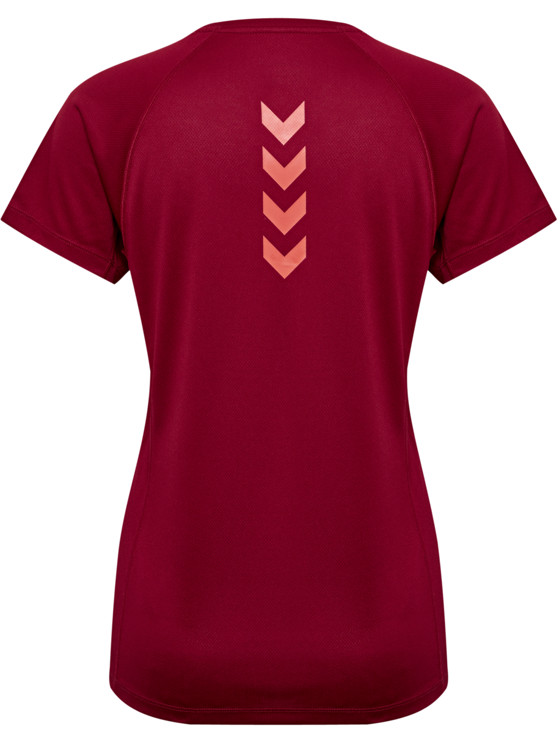 hmlSPRINT MESH T-SHIRT S/S WOMAN, RHUBARB, packshot