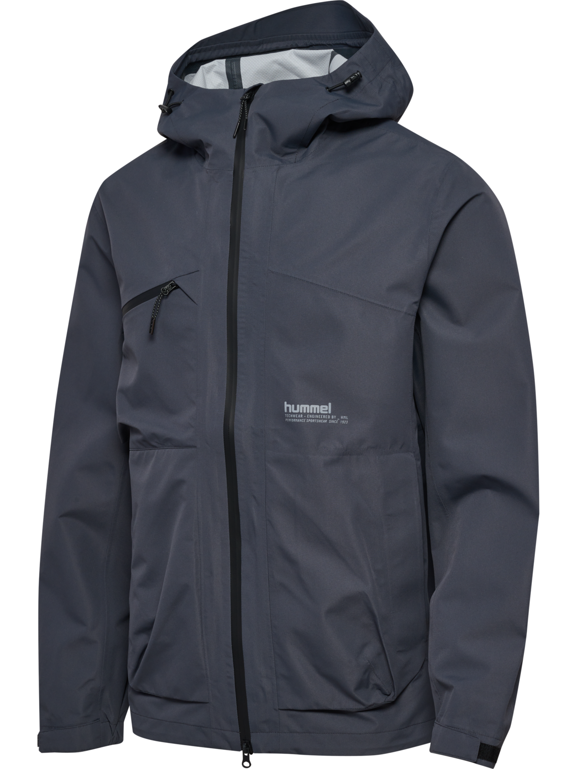hmlWATERPROOF 2.5L SHELL JACKET, EBONY, packshot