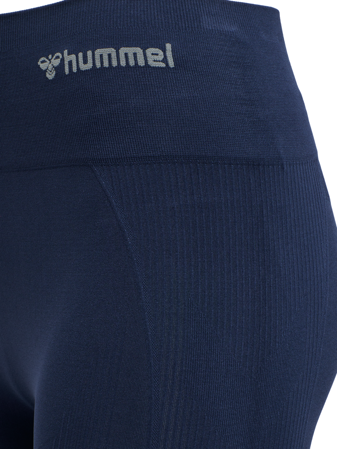 hmlTIF SEAMLESS HIGH WAIST TIGHTS, BLACK IRIS, packshot