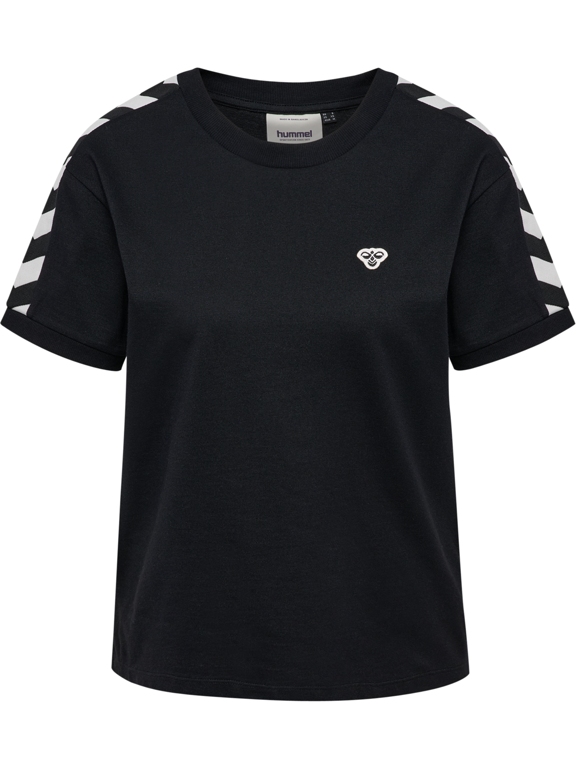 hmlARCHIVE REGULAR W T-SHIRT S/S, BLACK, packshot