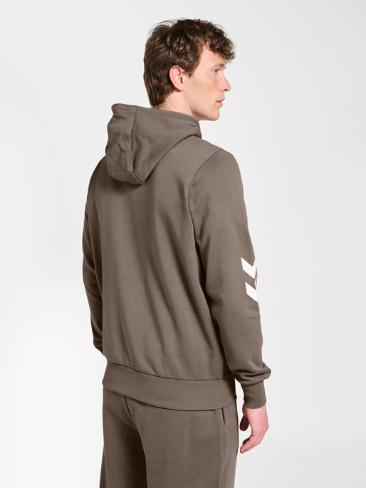 hmlLEGACY 2.0 HOODIE, DARK NIGHT, model