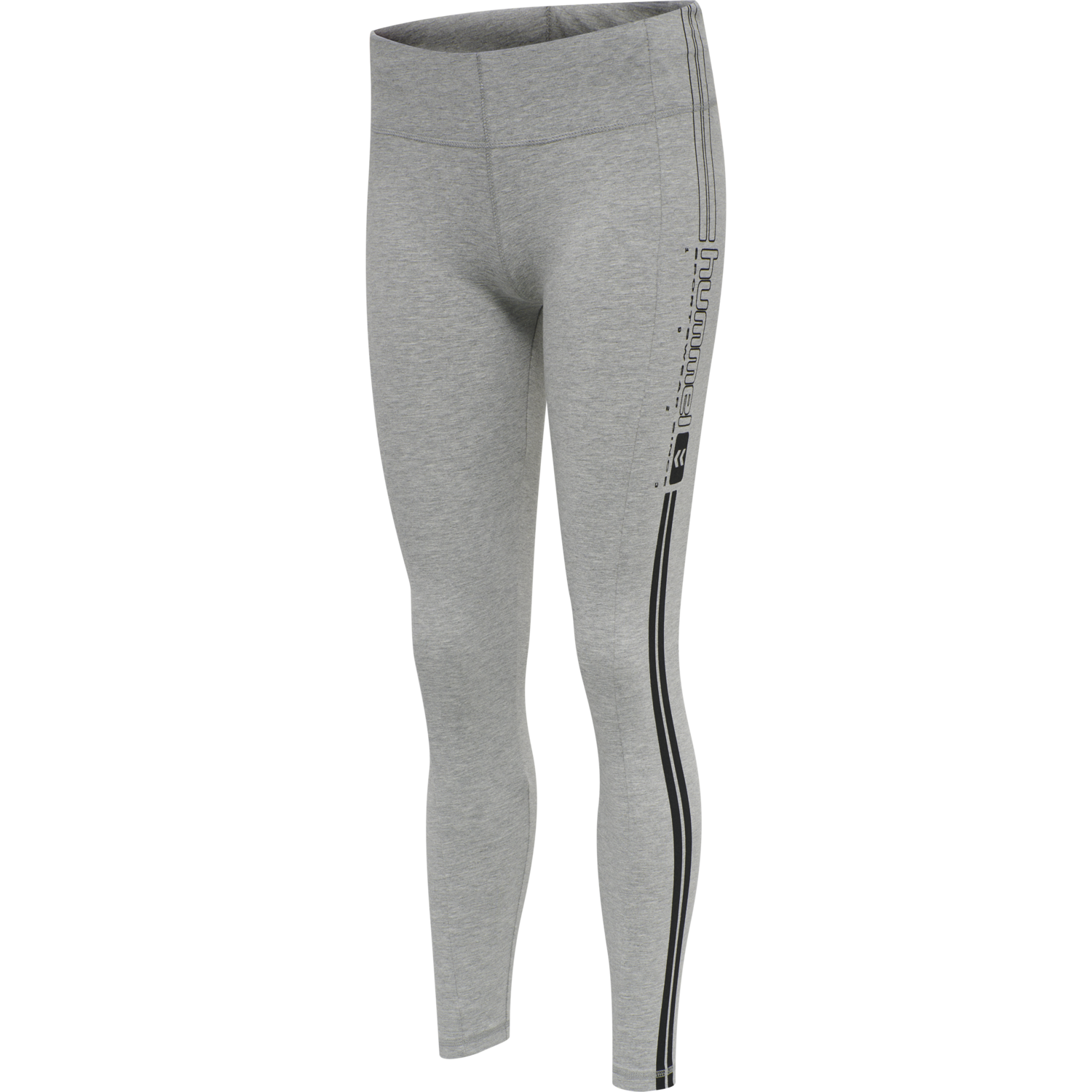 hmlLGC BLAIR MW TIGHTS, GREY MELANGE, packshot