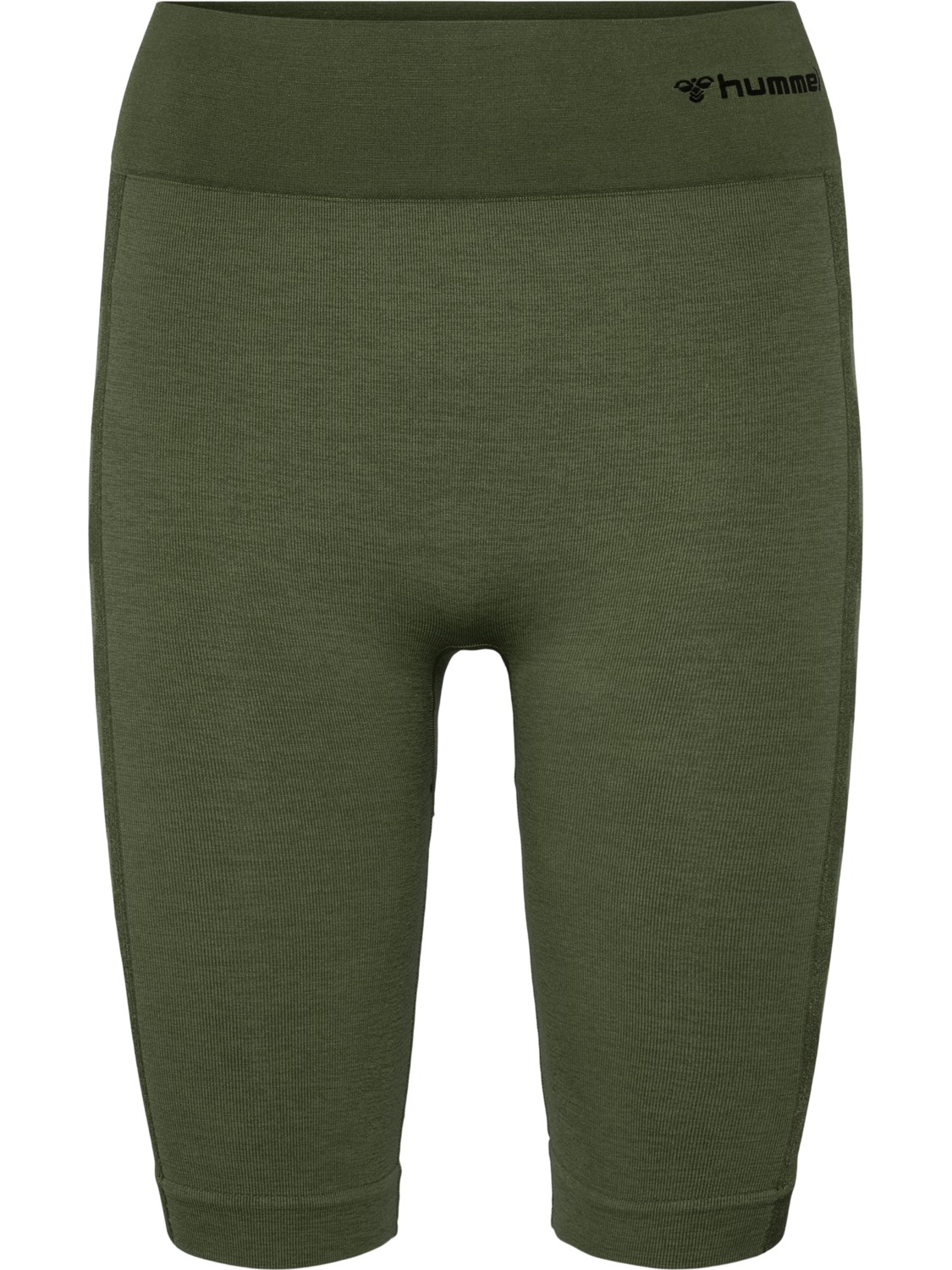 hmlCLEA SEAMLESS CYCLING SHORTS, CLIMBING IVY/BEETLE MELANGE, packshot