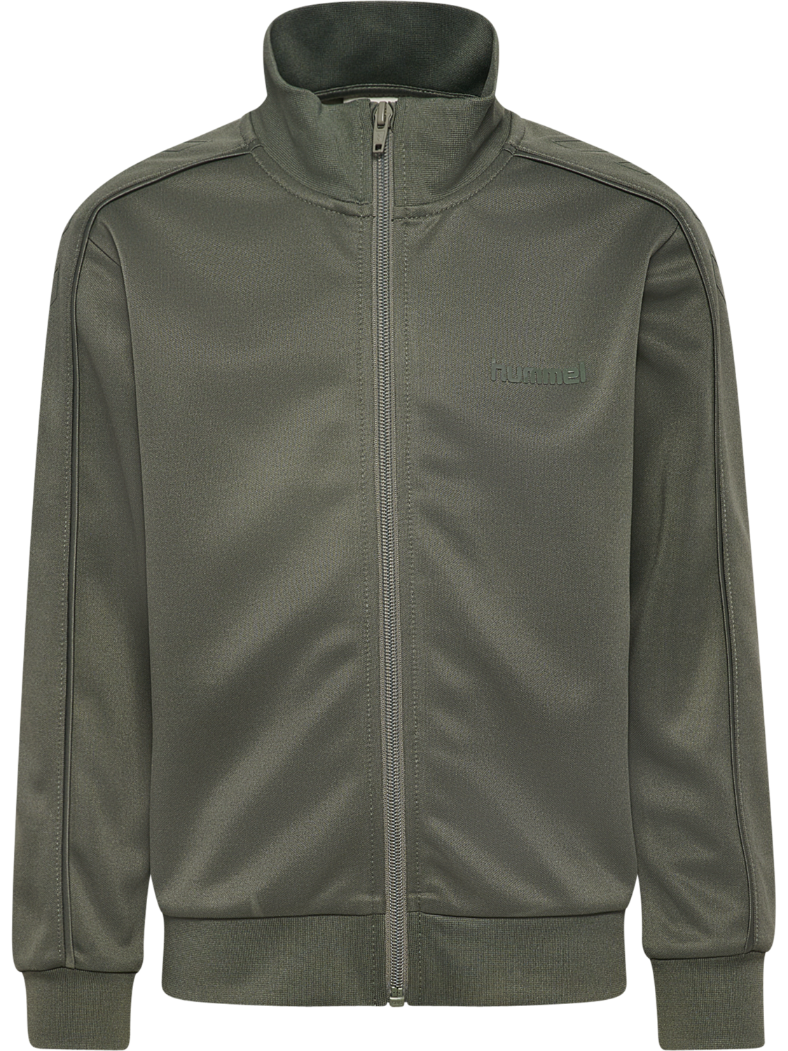 hmlJR REG LOGO TRACK SUIT, CASTOR GRAY, packshot