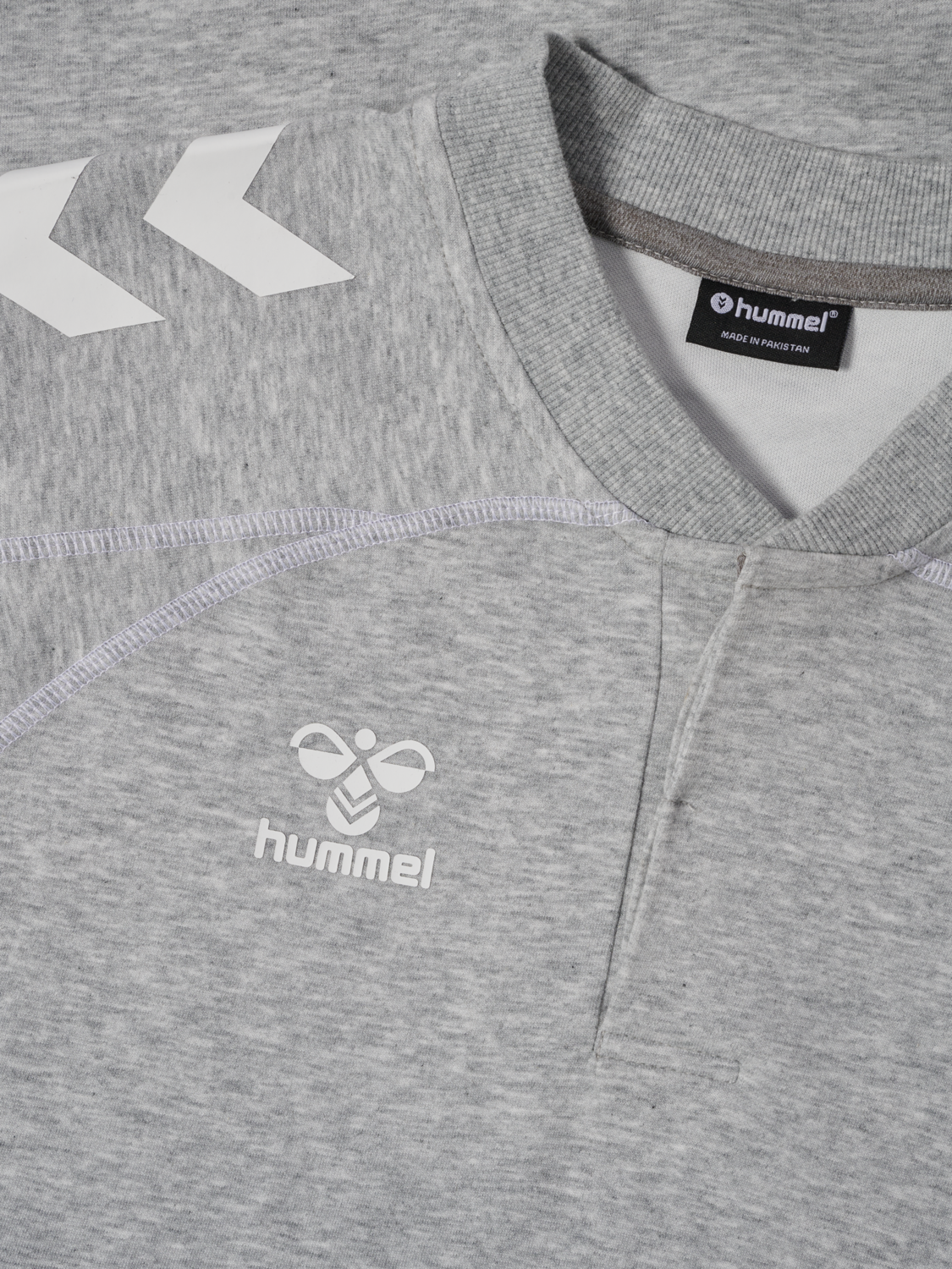 hmlMOVE 2.0 POLO, GREY MELANGE, packshot
