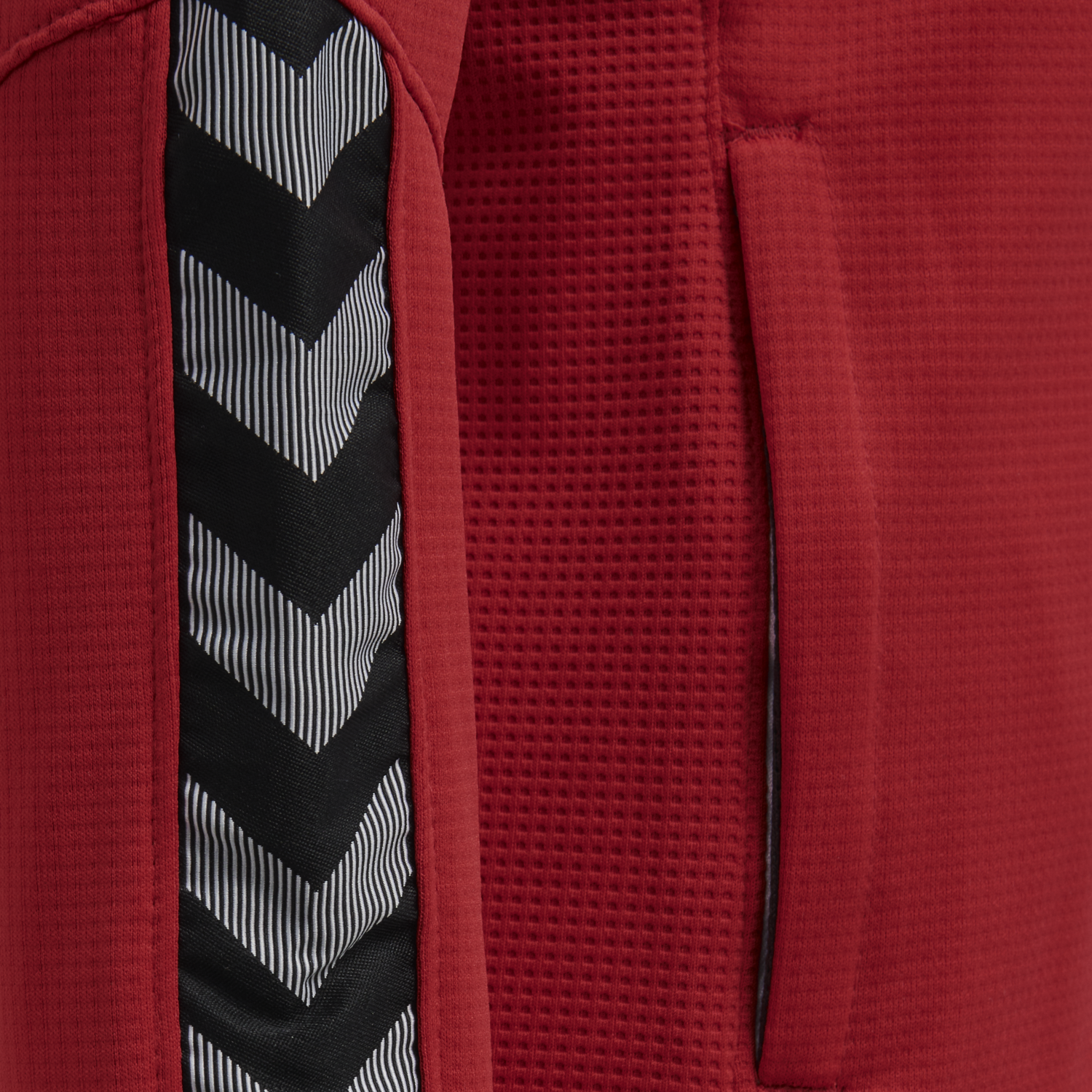 hmlAUTHENTIC POLY HOODIE WOMAN, TRUE RED, packshot