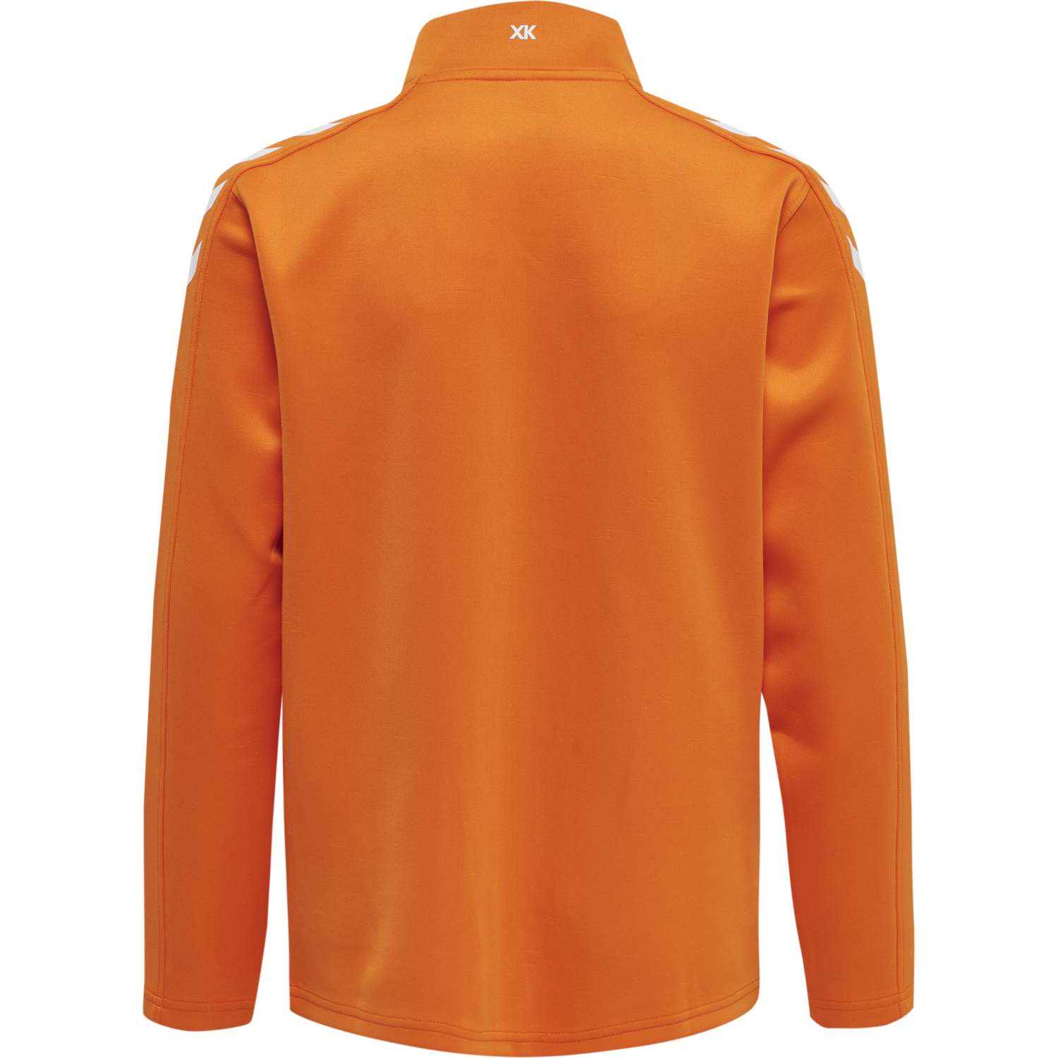 hmlCORE XK POLY ZIP SWEAT KIDS, ORANGE TIGER, packshot