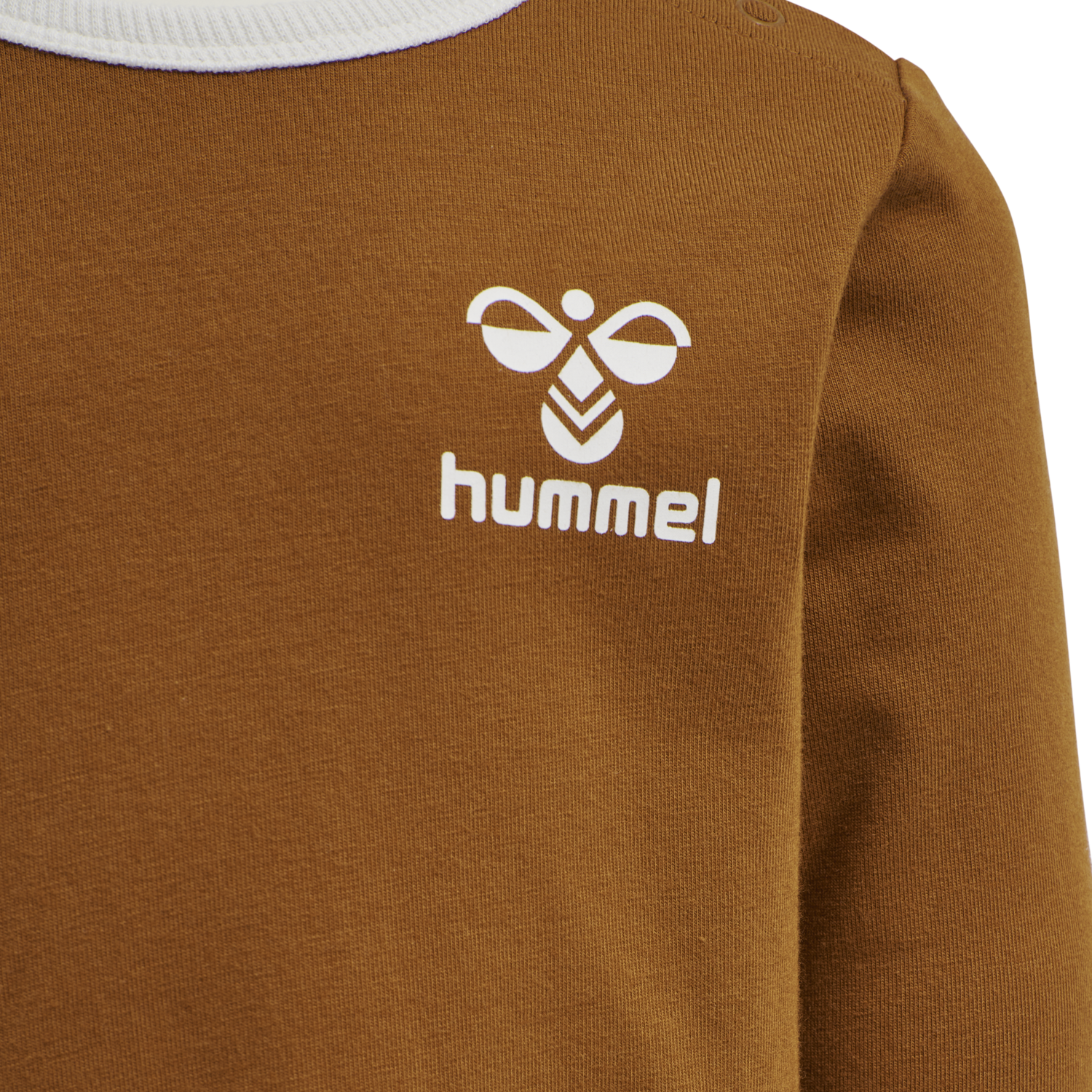 hmlMAUILINO T-SHIRT L/S, GLAZED GINGER, packshot