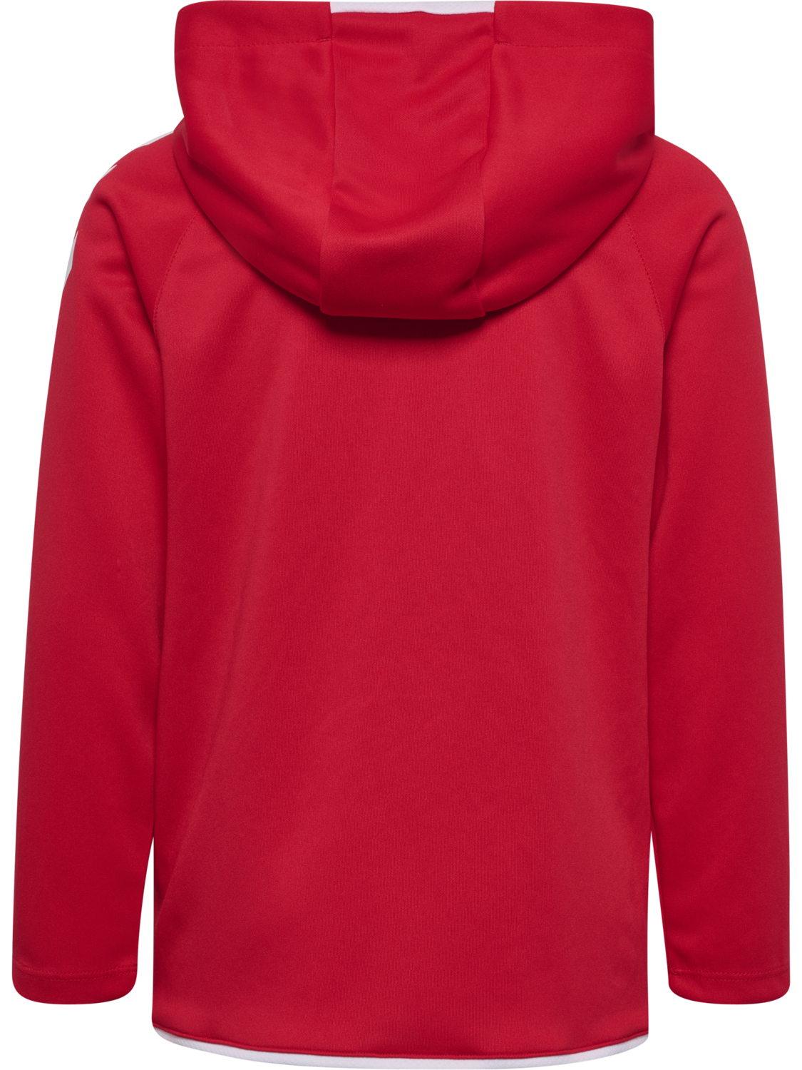 hmlCORE 2.0 ZIP HOODIE KIDS, TRUE RED/WHITE, packshot