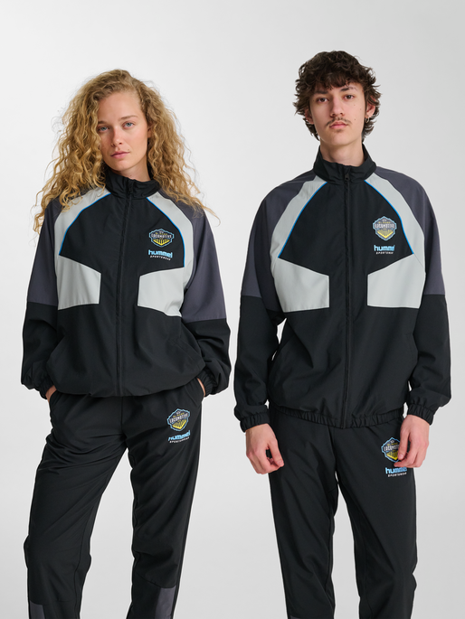 hmlLOOSE TRACK ZIPJACKET SW EL PASO, BLACK, model