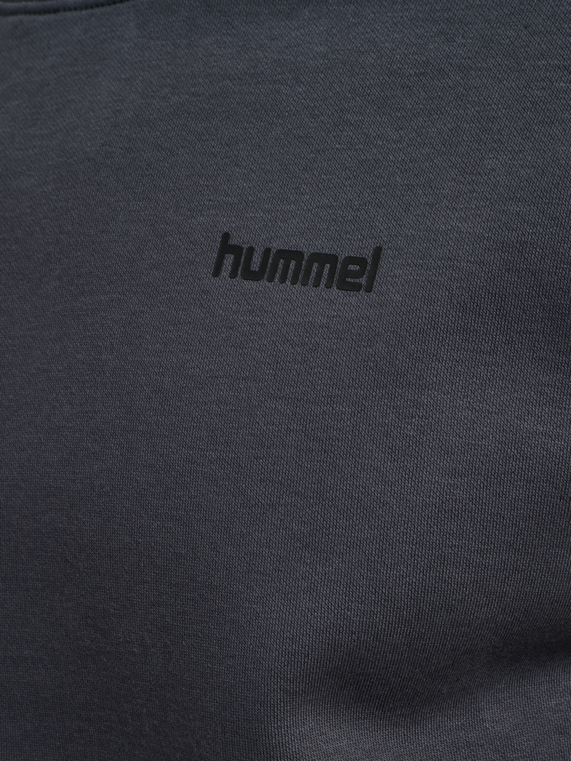 hmlKEEPER GRAPHIC CREWNECK, EBONY, packshot