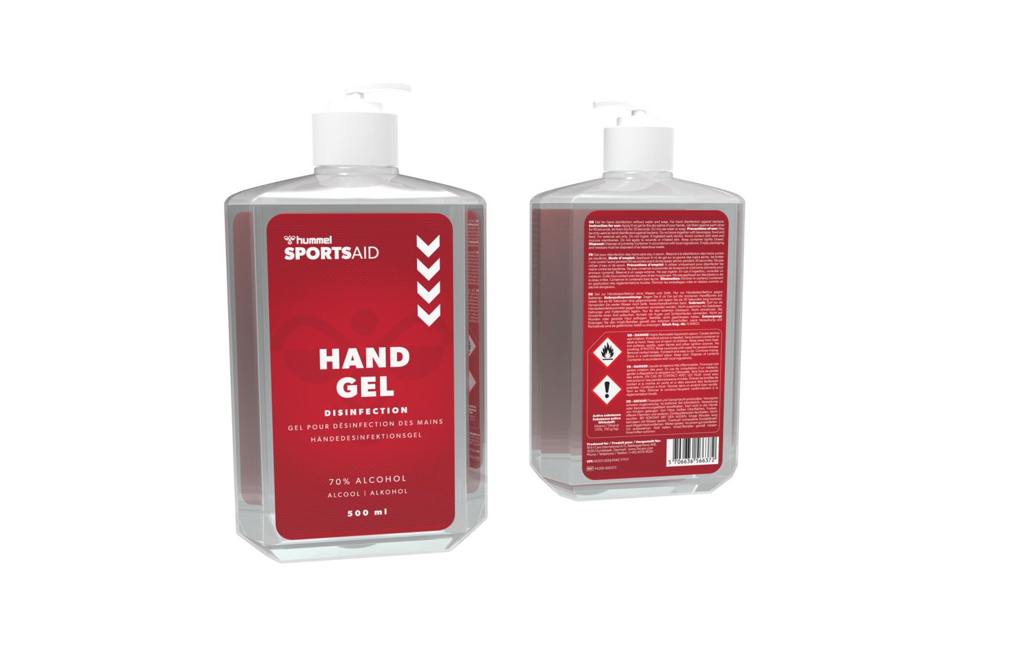 HAND GEL EN/FR/DE, WHITE, packshot