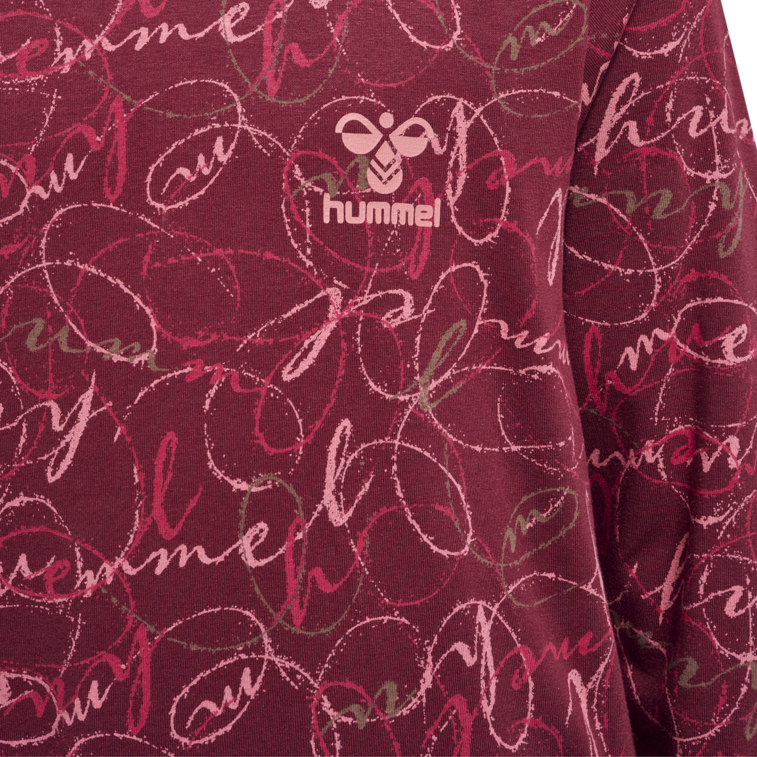 hmlMERRY DRESS L/S, CORDOVAN, packshot