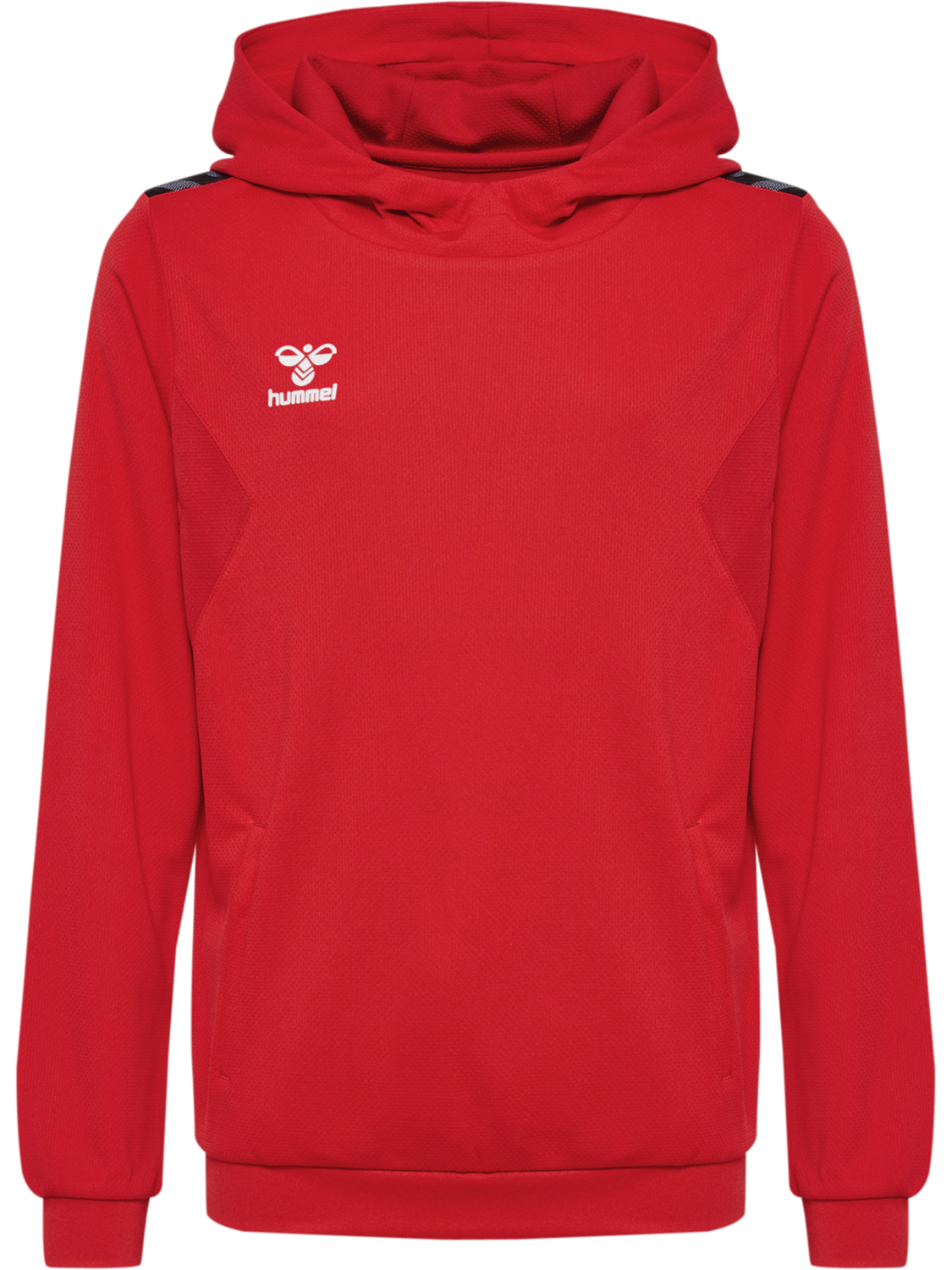 hmlAUTHENTIC PL HOODIE KIDS, TRUE RED, packshot