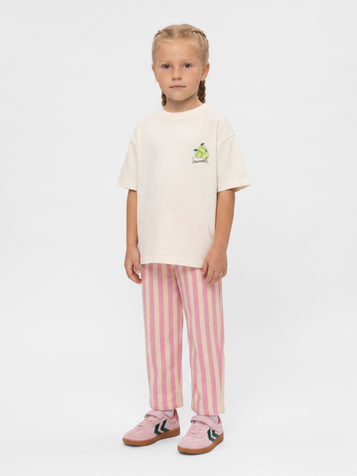hmlMIO CROPPED PANTS, PINK LADY, model