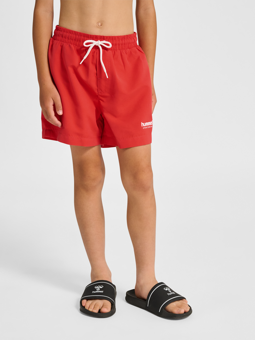 hmlJR REG BOARD SHORTS, HIBISCUS, model
