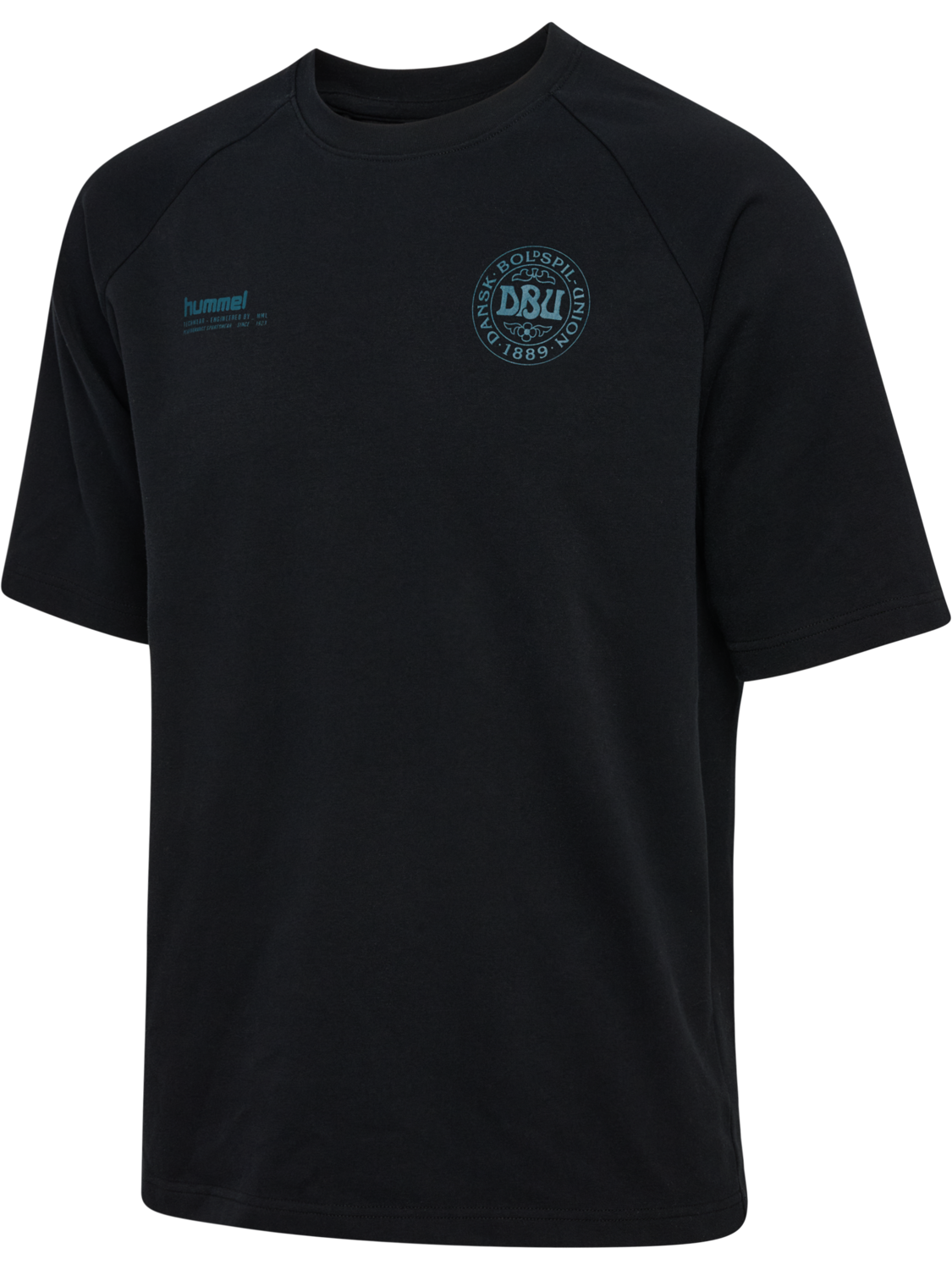 DBU 26 TRAVEL TECH T-SHIRT S/S, BLACK, packshot