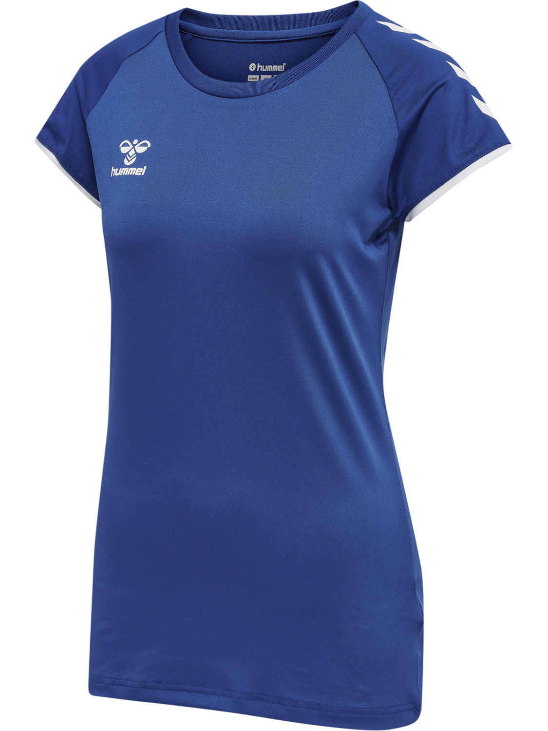 hmlCORE VOLLEY STRETCH TEE WO, TRUE BLUE, packshot