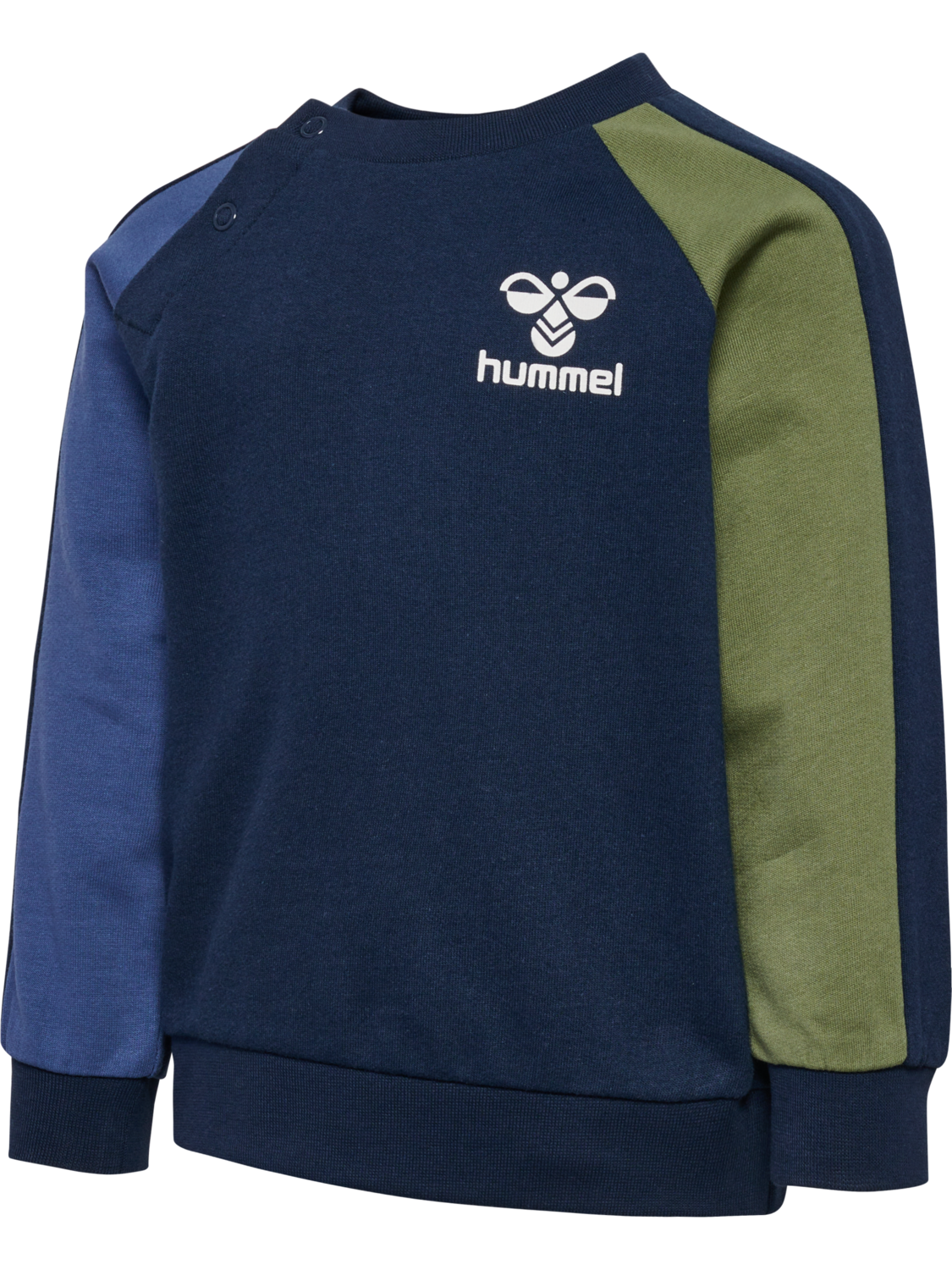 hmlASSYM SWEATSHIRT, BLACK IRIS, packshot