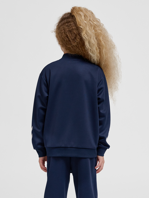 hmlTUKAS TRACKSUIT, BLACK IRIS, model