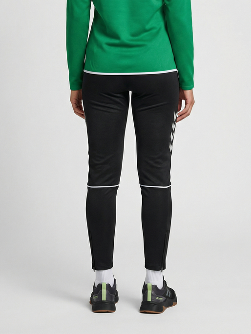 hmlCORE 2.0 TRAINING PANTS WOMAN, BLACK/WHITE, model