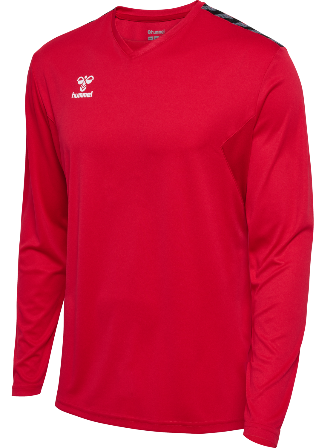 hmlAUTHENTIC PL JERSEY L/S, TRUE RED, packshot