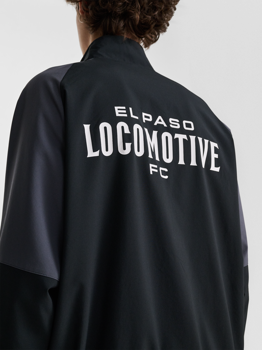hmlLOOSE TRACK ZIPJACKET SW EL PASO, BLACK, model