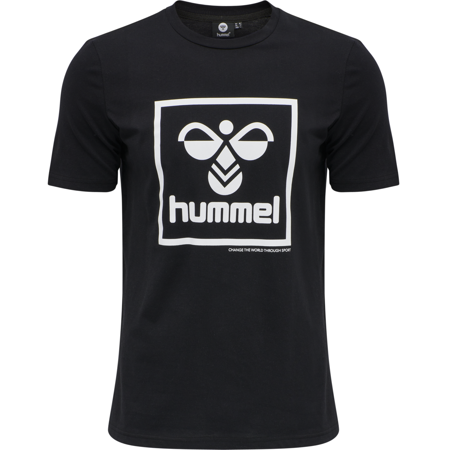 hmlISAM T-SHIRT, BLACK, packshot