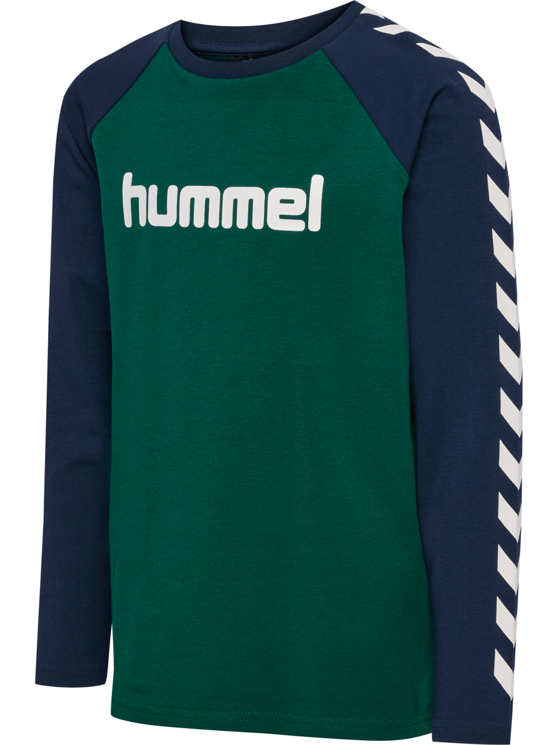 hmlBOYS T-SHIRT L/S, CAPULET OLIVE, packshot