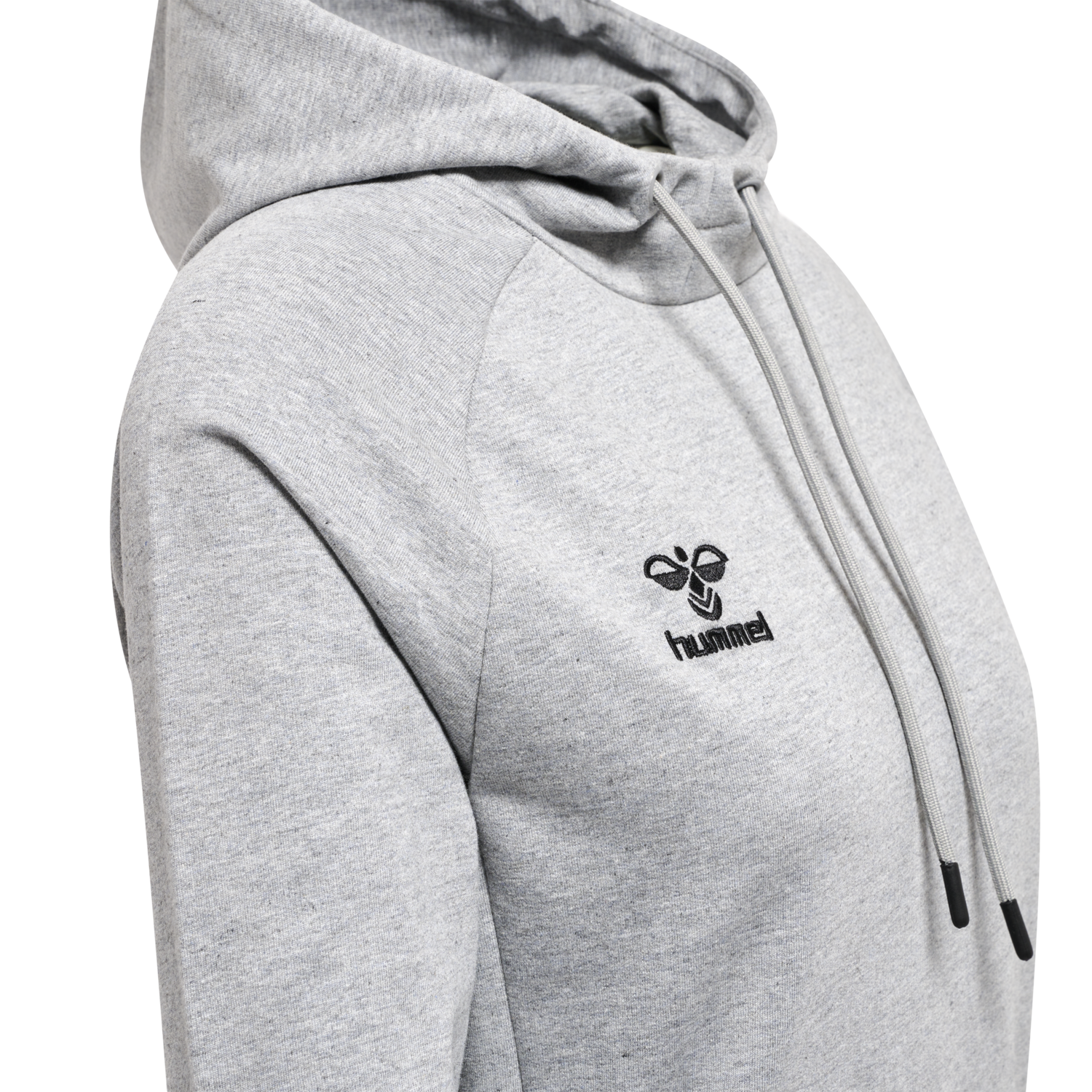 hmlMOVE GRID COTTON SWEATDRESS, GREY MELANGE, packshot