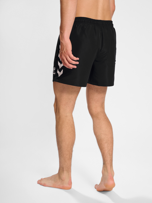 hmlLGC FRANK BOARD SHORTS, BLACK, model