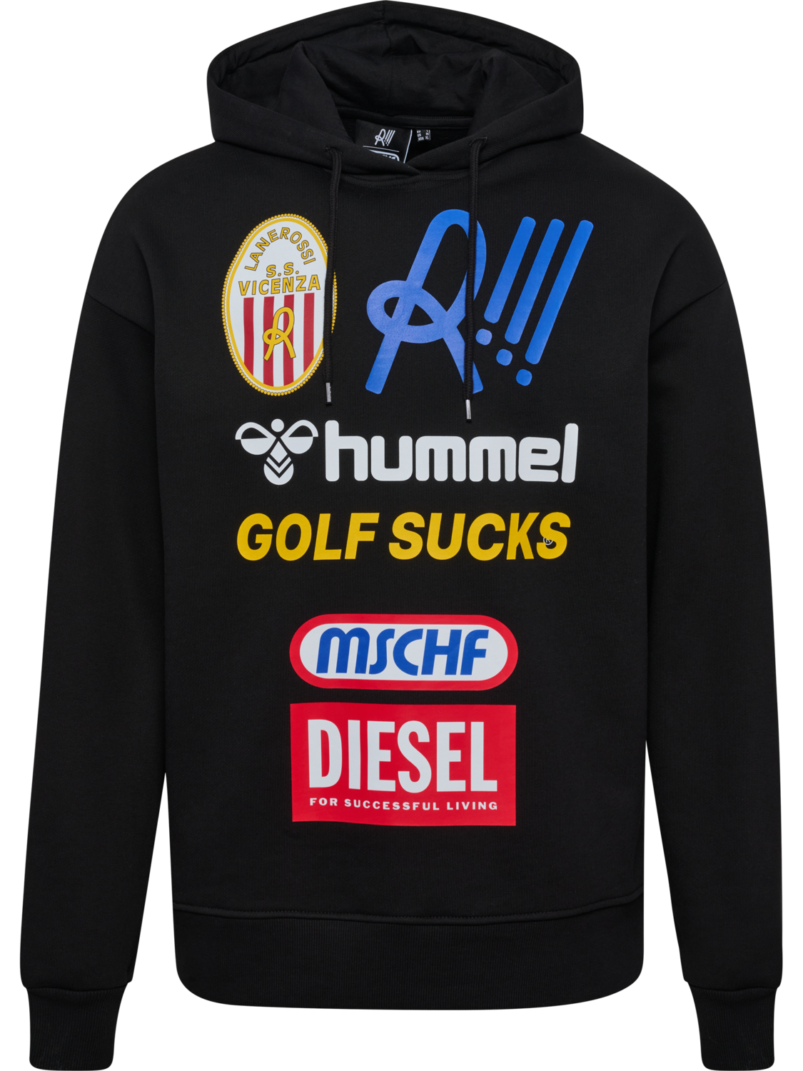 LRV x MSCHF x HML SWEAT HOOD, BLACK, packshot