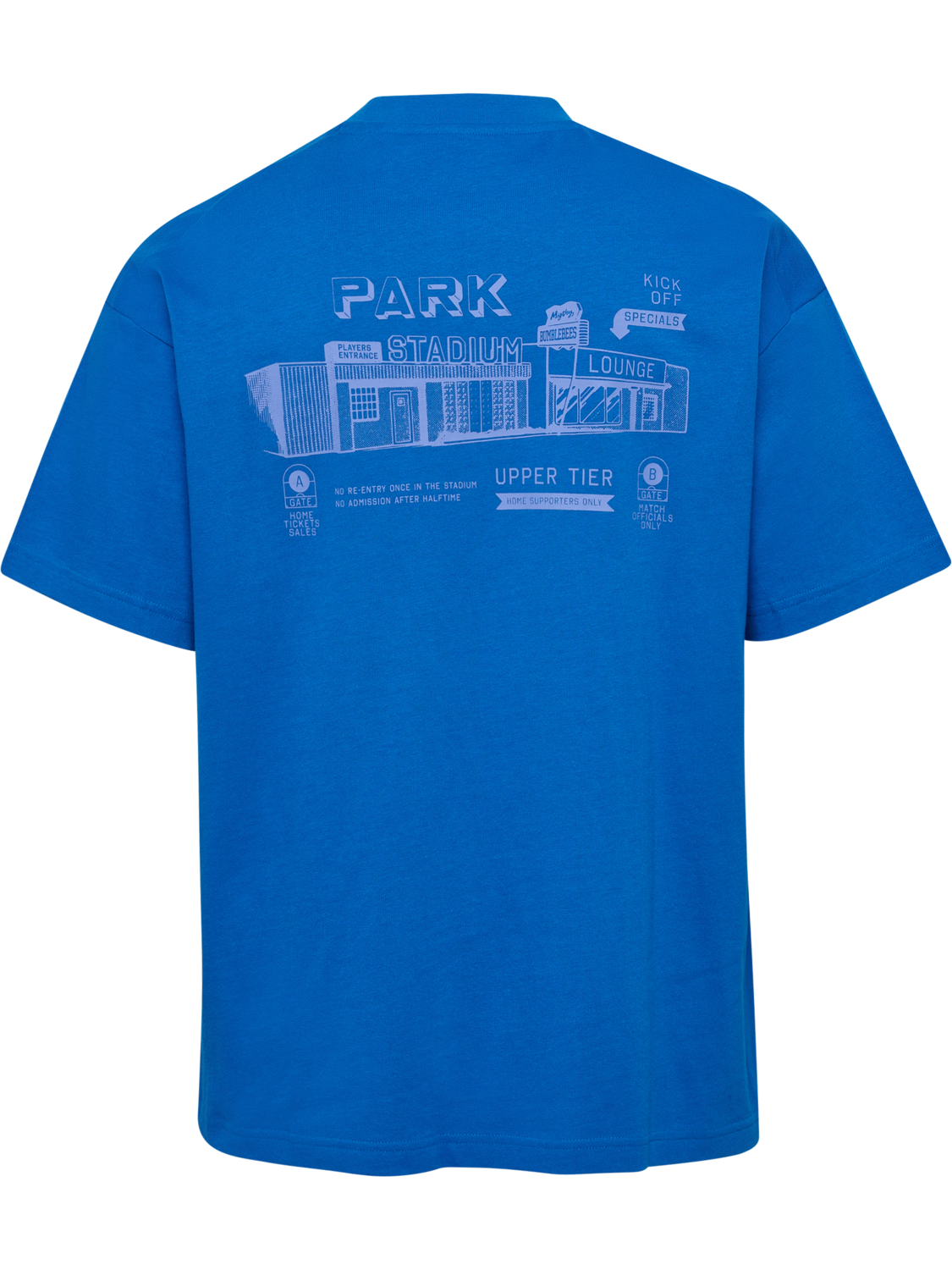 hmlLOOSE T-SHIRT S/S BEES STADIUM, SKYDIVER, packshot