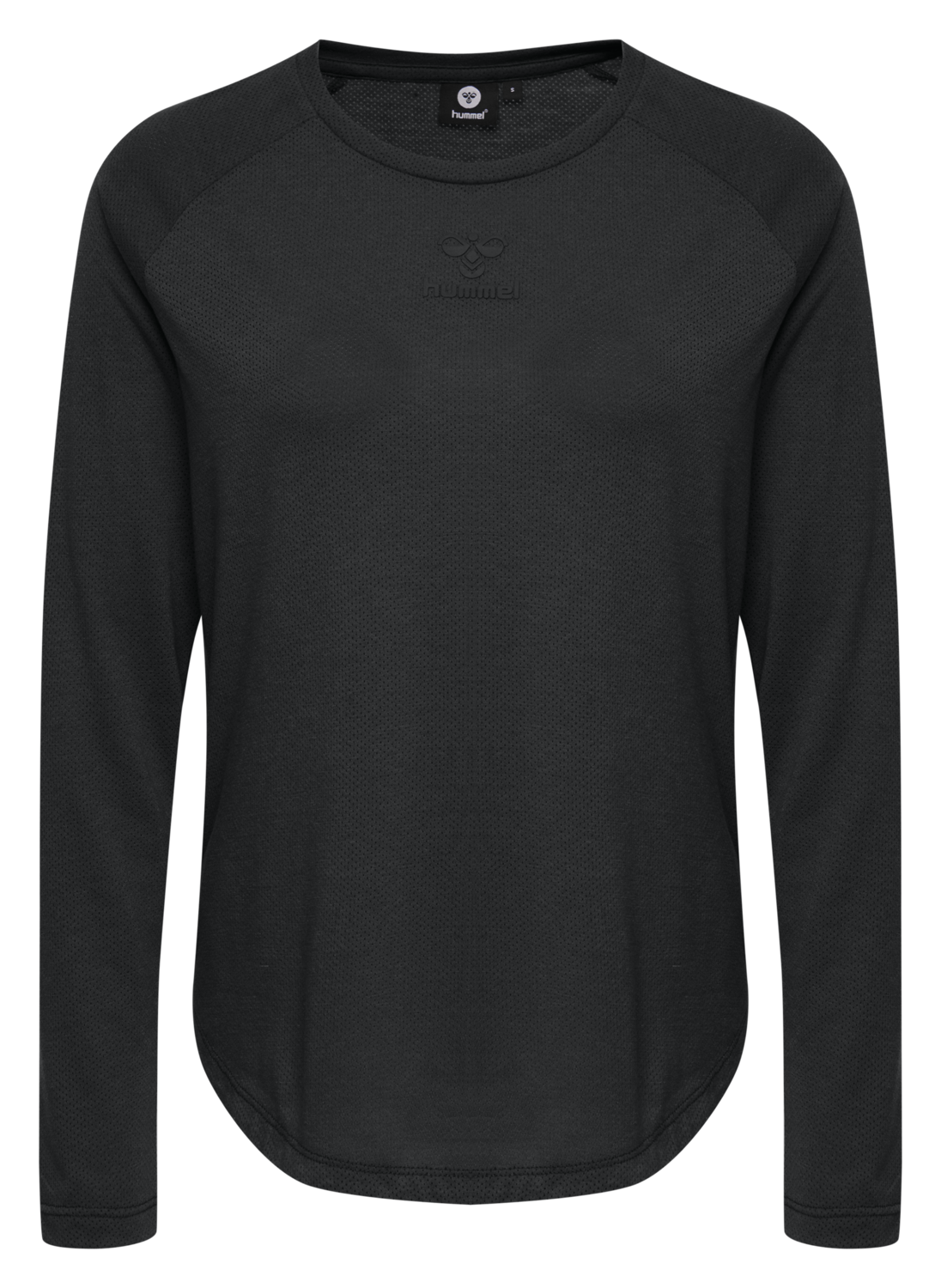 hmlVANJA T-SHIRT L/S, BLACK, packshot