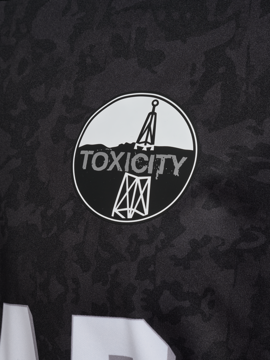 hmlSOAD TOUR 26 CAMO JERSEY S/S, BLACK/GREY, packshot