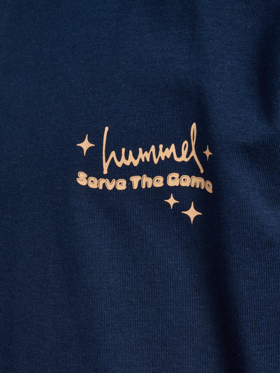 hmlJR REG GRAPHIC T-SHIRT S/S, DRESS BLUES, packshot