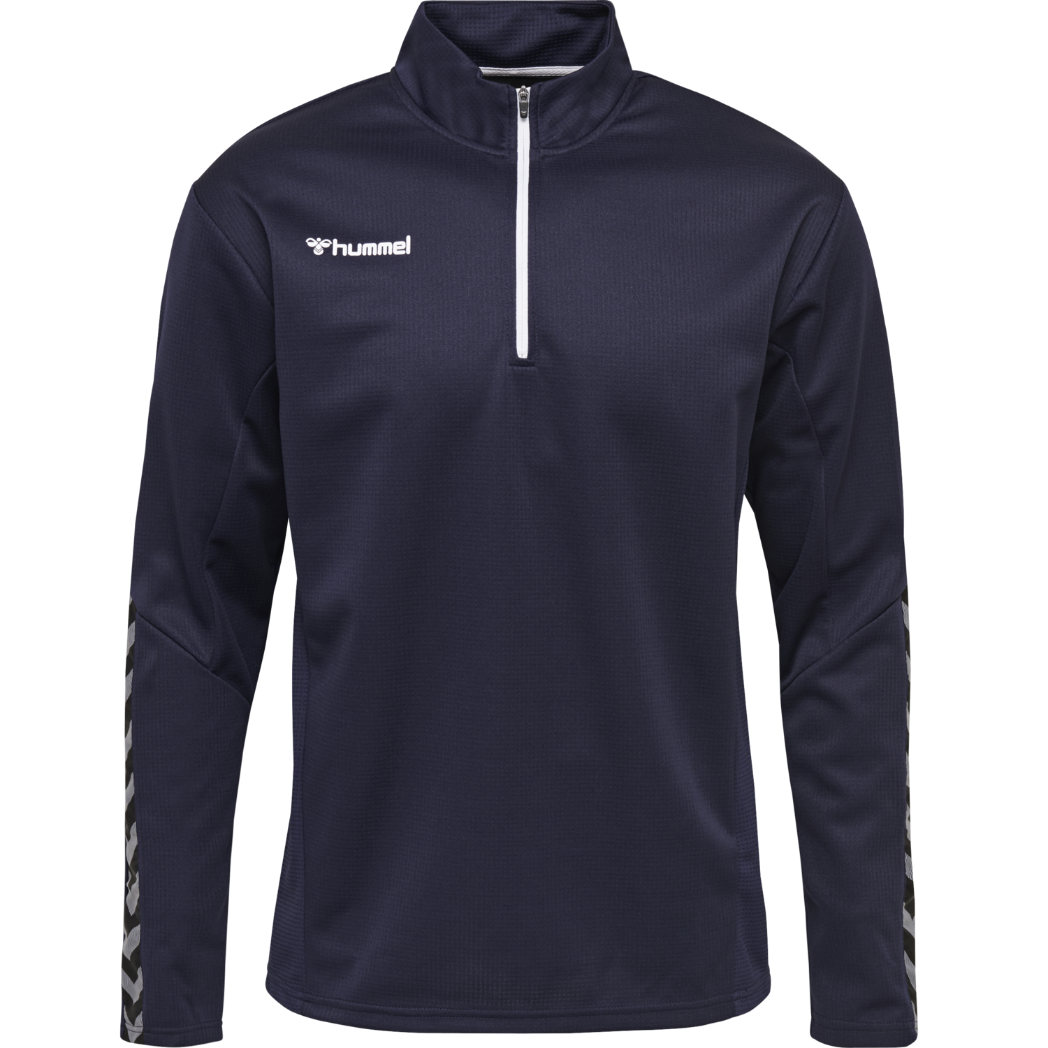 hmlAUTHENTIC KIDS HALF ZIP SWEATSHI, MARINE, packshot