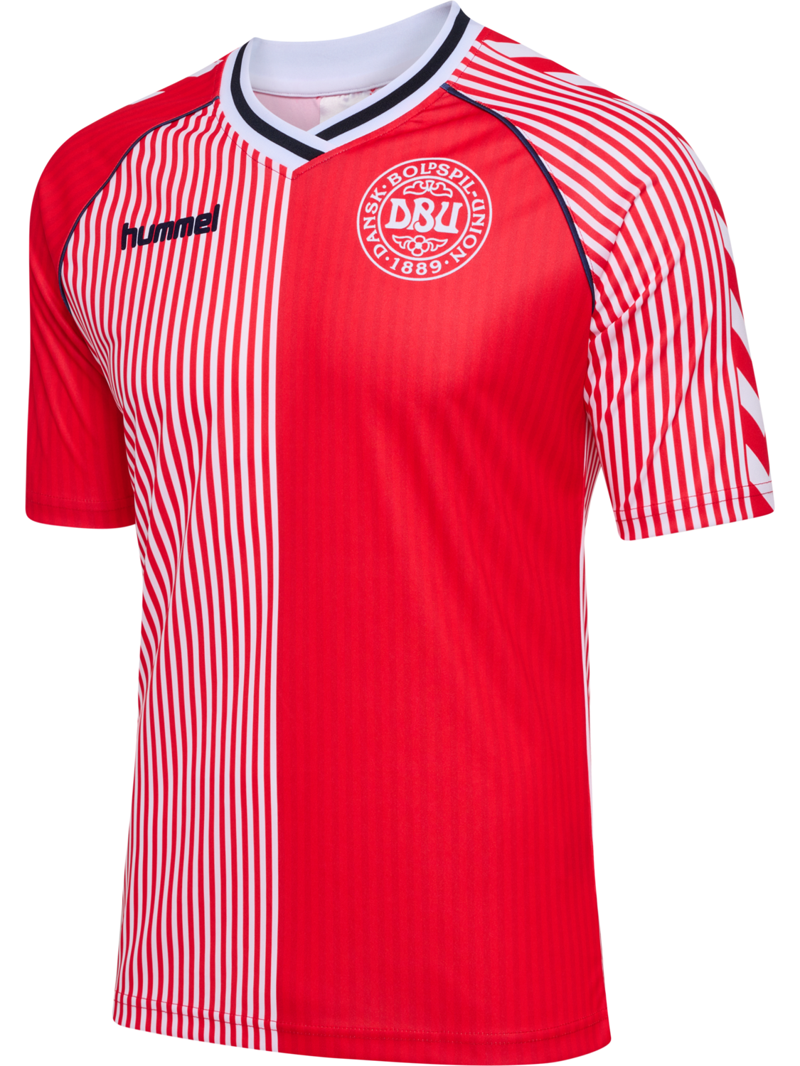 DBU 86 REPLICA JERSEY S/S KIDS, RED/WHITE, packshot