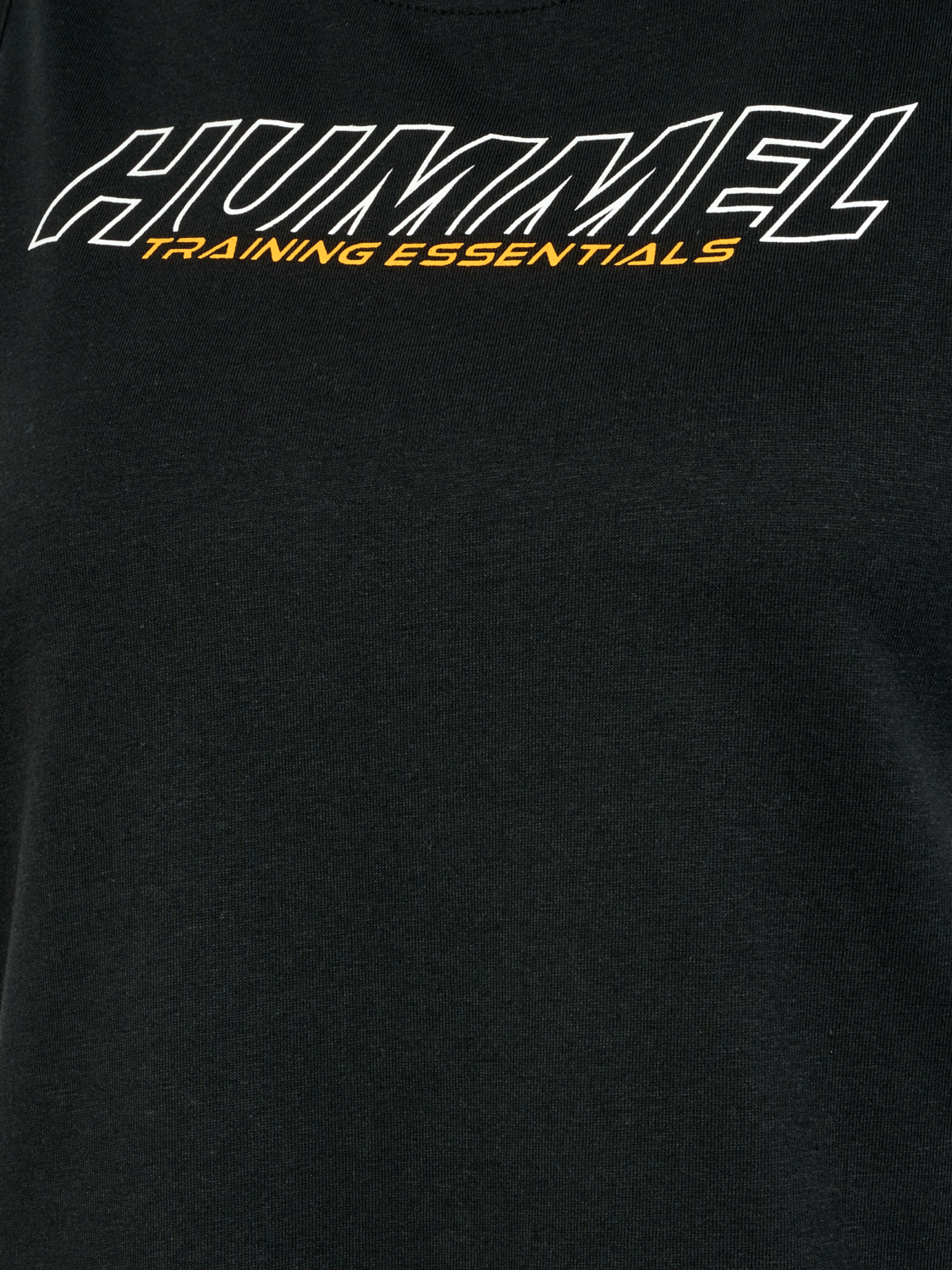 hmlTE CONFIDENT COTTON TANKTOP, BLACK, packshot