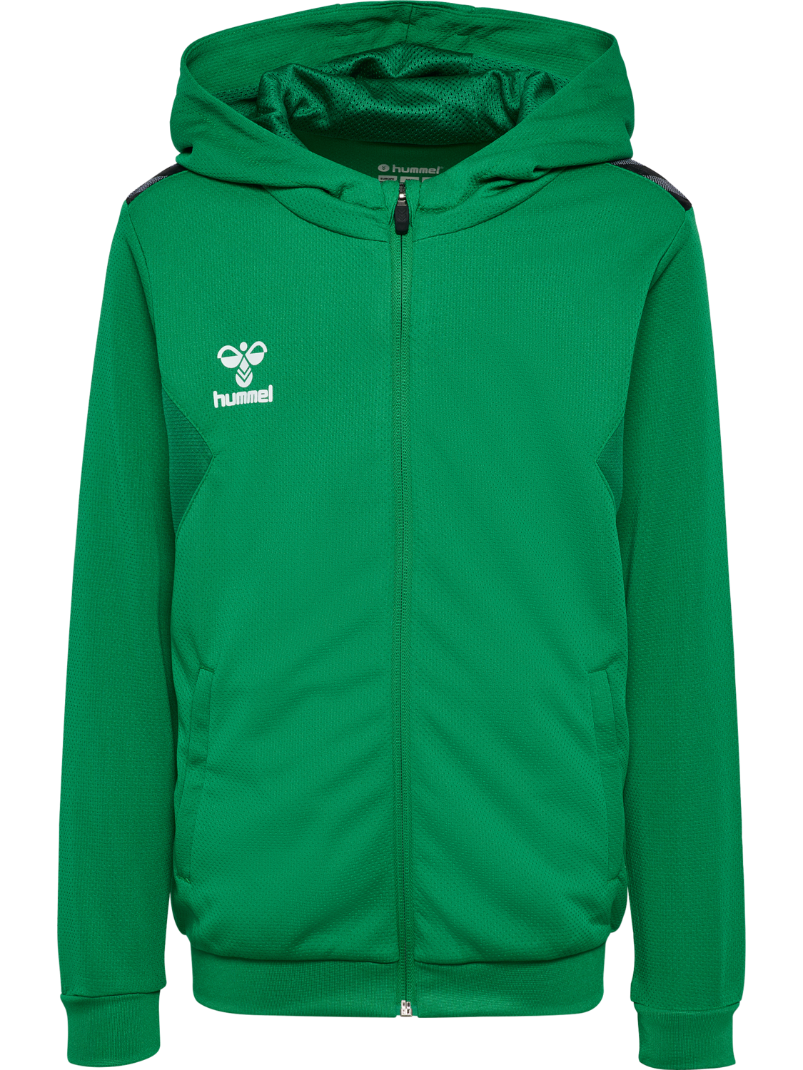 hmlAUTHENTIC PL ZIP HOODIE KIDS, JELLY BEAN, packshot