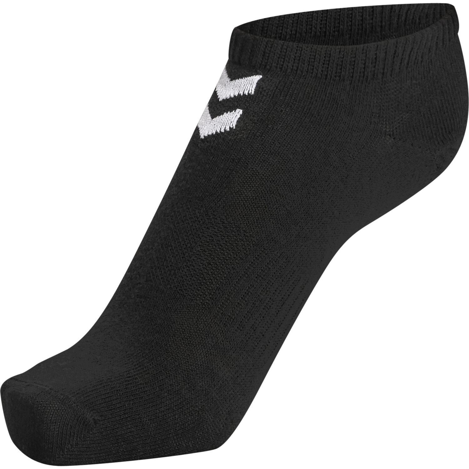 hmlCHEVRON 6-PACK ANKLE SOCKS, BLACK, packshot