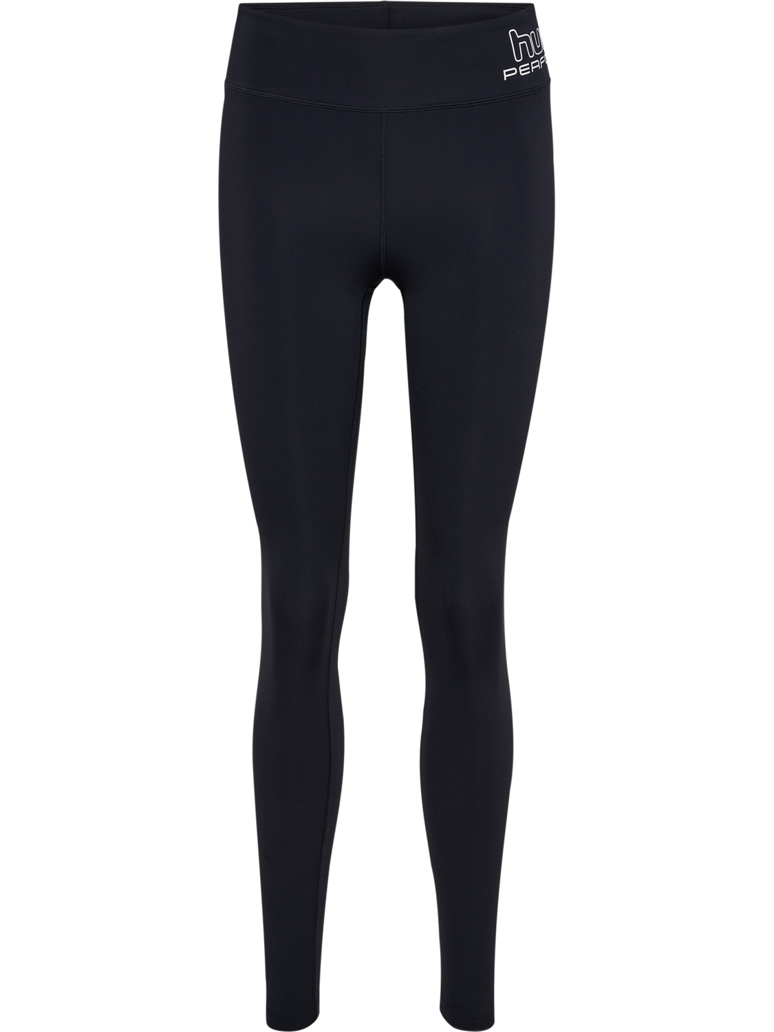 hmlTE FUNDAMENTAL MID WAIST TIGHTS, BLACK/WHITE, packshot