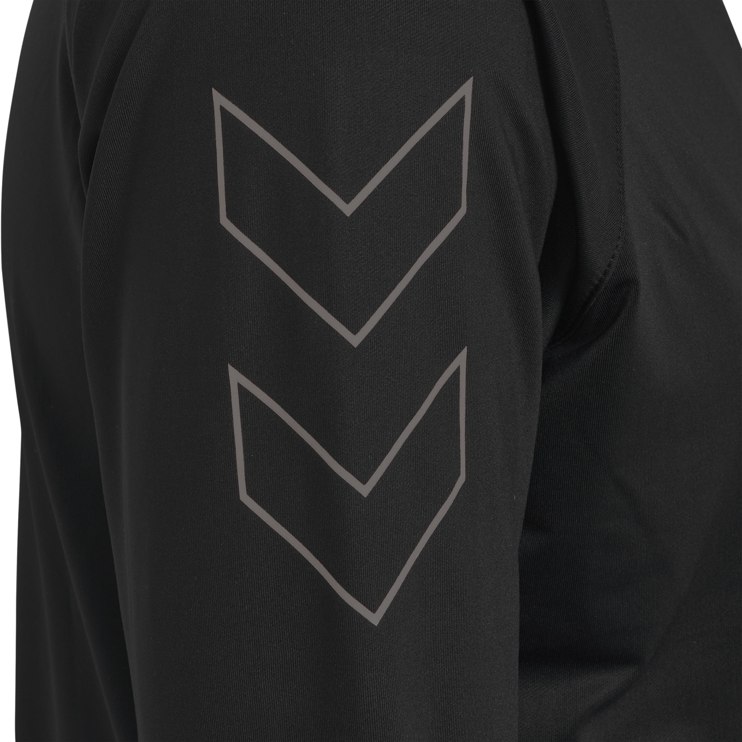 hmlTE STRENGTH TRAINING TRACK TOP, BLACK, packshot